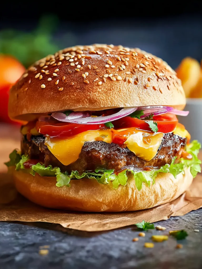 Flavorful Taco Burger Recipe for a Perfect Grill Party First Image