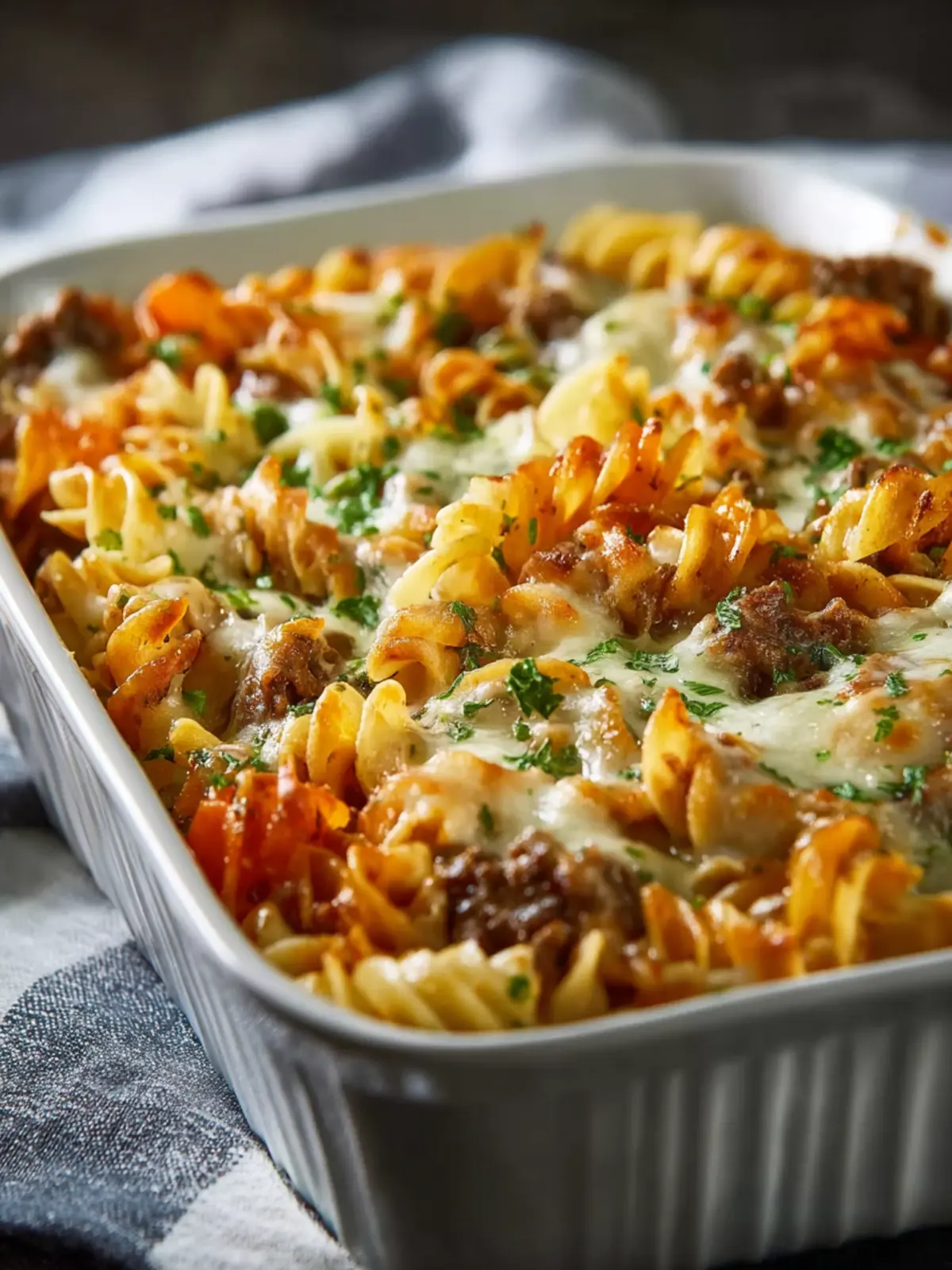 Sour Cream Beef Noodle Casserole First Image