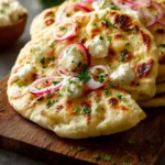 Fluffy Cottage Cheese Flatbread First Image