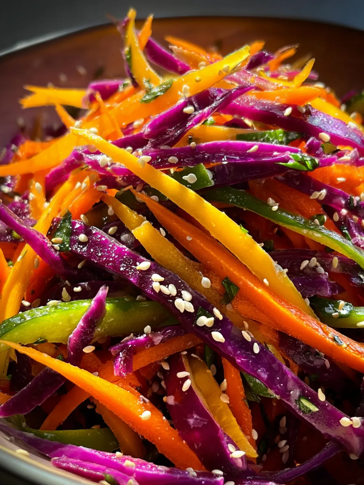 Rainbow Carrot Sesame Salad: 15-Minute Colorful Delight First Image