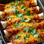 Better Than Takeout: Hearty Ground Turkey Black Bean Enchiladas First Image