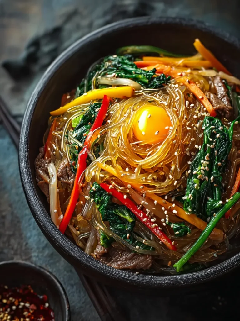 Savory Japchae: Customize Your Sweet Potato Noodle Delight First Image