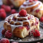 Raspberry Cinnamon Rolls First Image
