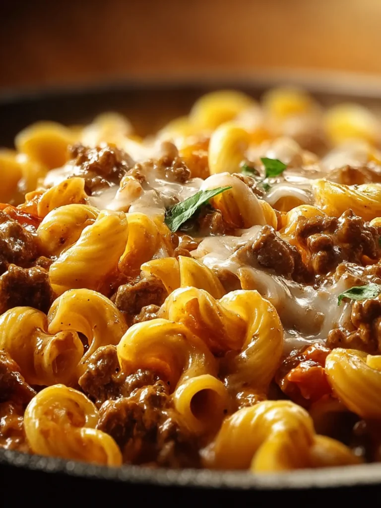 Sloppy Cheeseburger Pasta Ultimate Comfort Meal in 5 Steps First Image