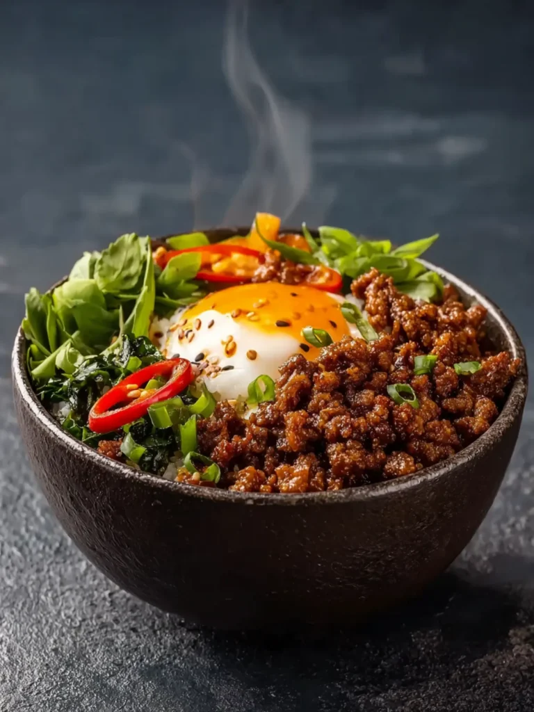 Ground Beef Hot Honey Bowl First Image