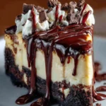 Hot Fudge Sundae Brownie Cheesecake First Image
