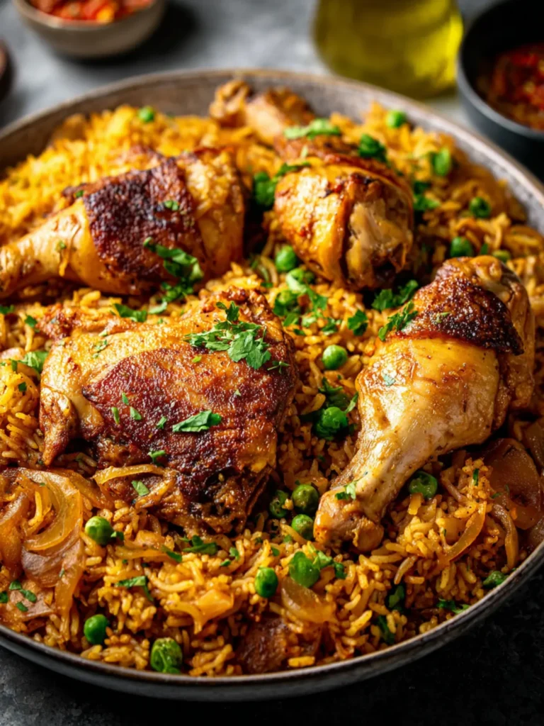 Savory Arabic Chicken and Rice (Kabsa) Recipe to Savor First Image