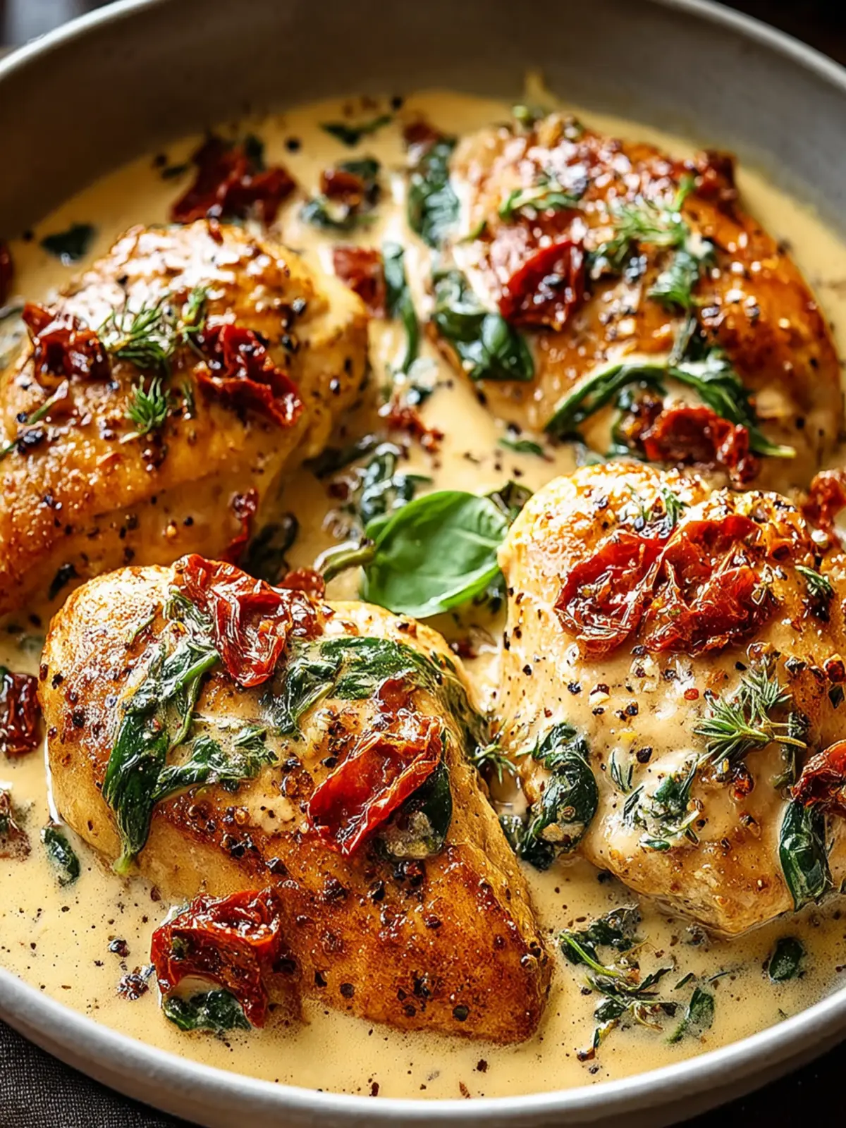 Irresistible Creamy Tuscan Chicken Recipe for Dinner Bliss First Image