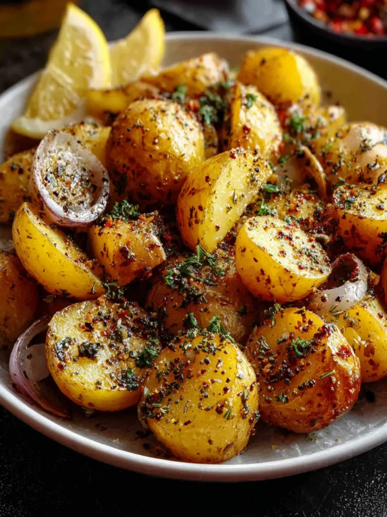 Easy Greek Lemon Potatoes First Image