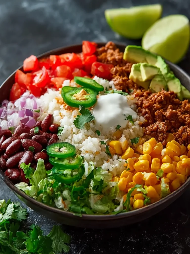 Easy Low Carb Burrito Bowl Packed with Flavor and Protein First Image