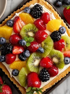 Irresistible Fruit Pizza: A Festive Dessert Delight First Image
