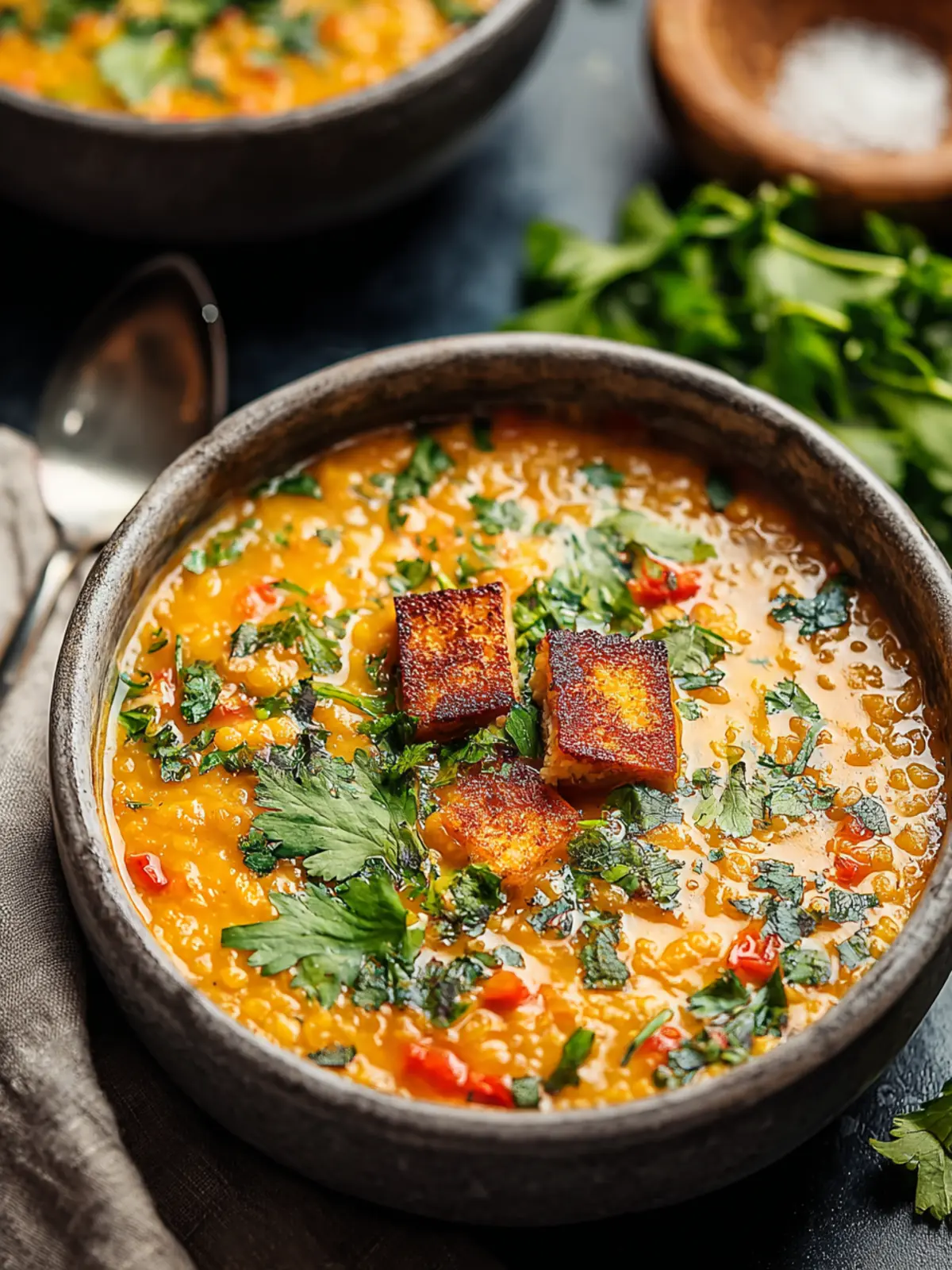 Comforting Red Lentil Soup Recipe for Cozy Days First Image