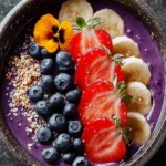 Delicious Acai Berry Smoothie Bowl Recipe for Energy Boost First Image