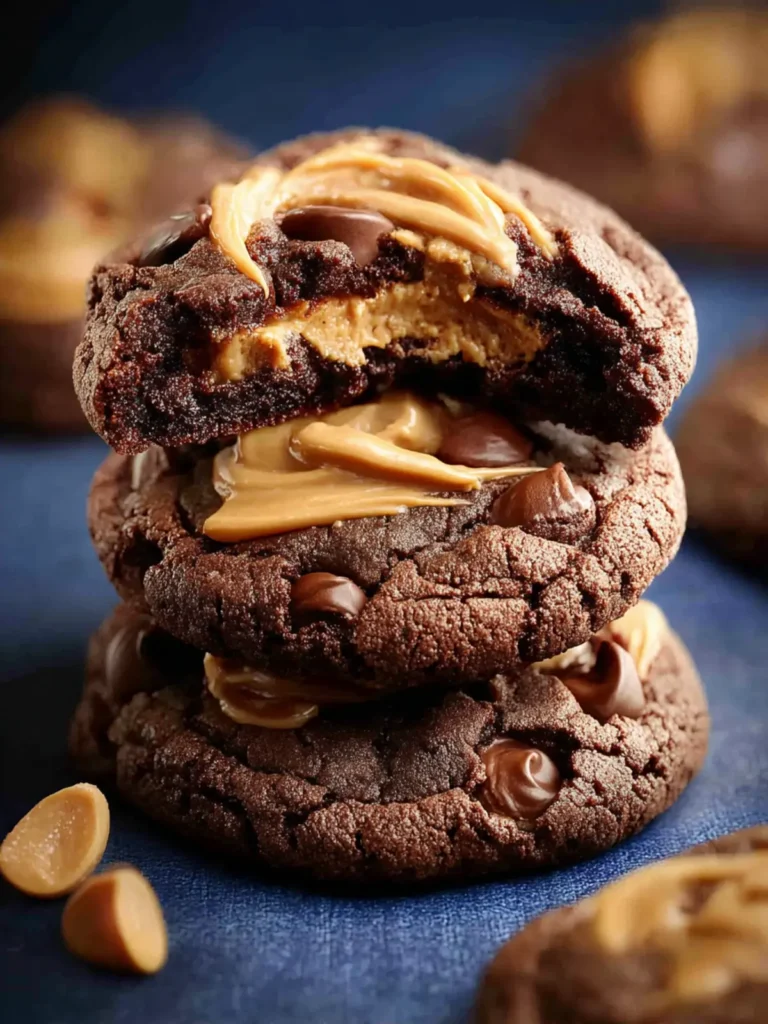 Peanut Butter Brownie Cookies First Image