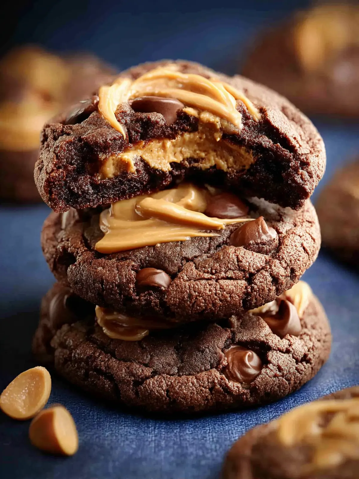 Peanut Butter Brownie Cookies First Image