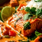 Irresistible Creamy Coconut Salmon Curry Recipe First Image