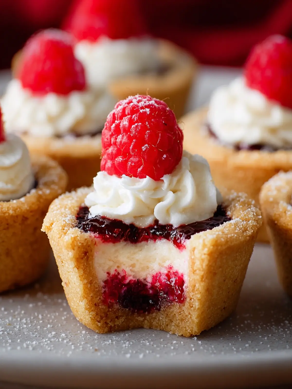 Raspberry Cheesecake Cookie Cups: 11 Irresistible Bakery-Style Treats First Image