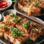 Chinese Turnip Cake (Lo Bak Go, 萝卜糕) First Image
