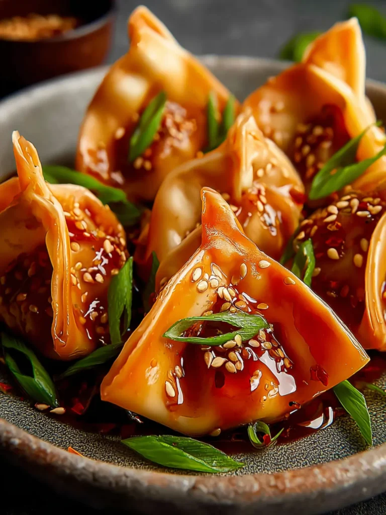 Irresistible Spicy Chicken Wontons Recipe for Parties First Image