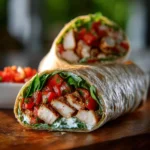 Bruschetta Chicken Wrap Recipe First Image