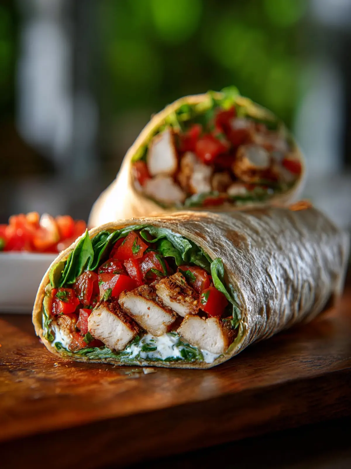Bruschetta Chicken Wrap Recipe First Image