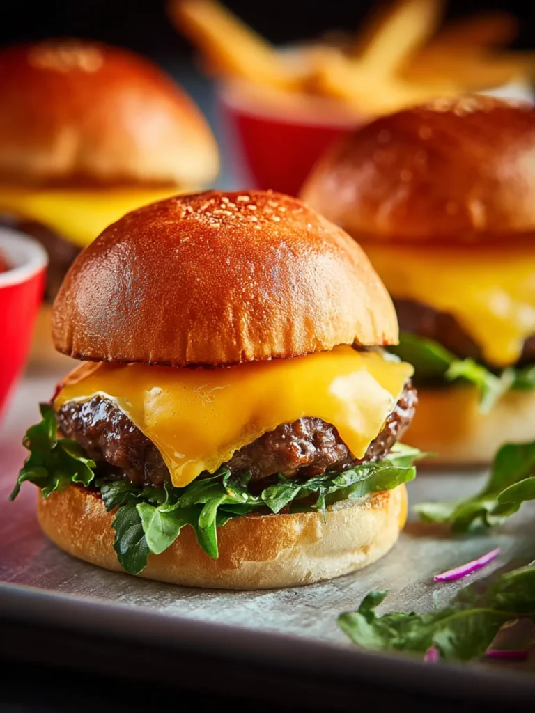 Irresistible Cheeseburger Sliders for Game Day Fun First Image