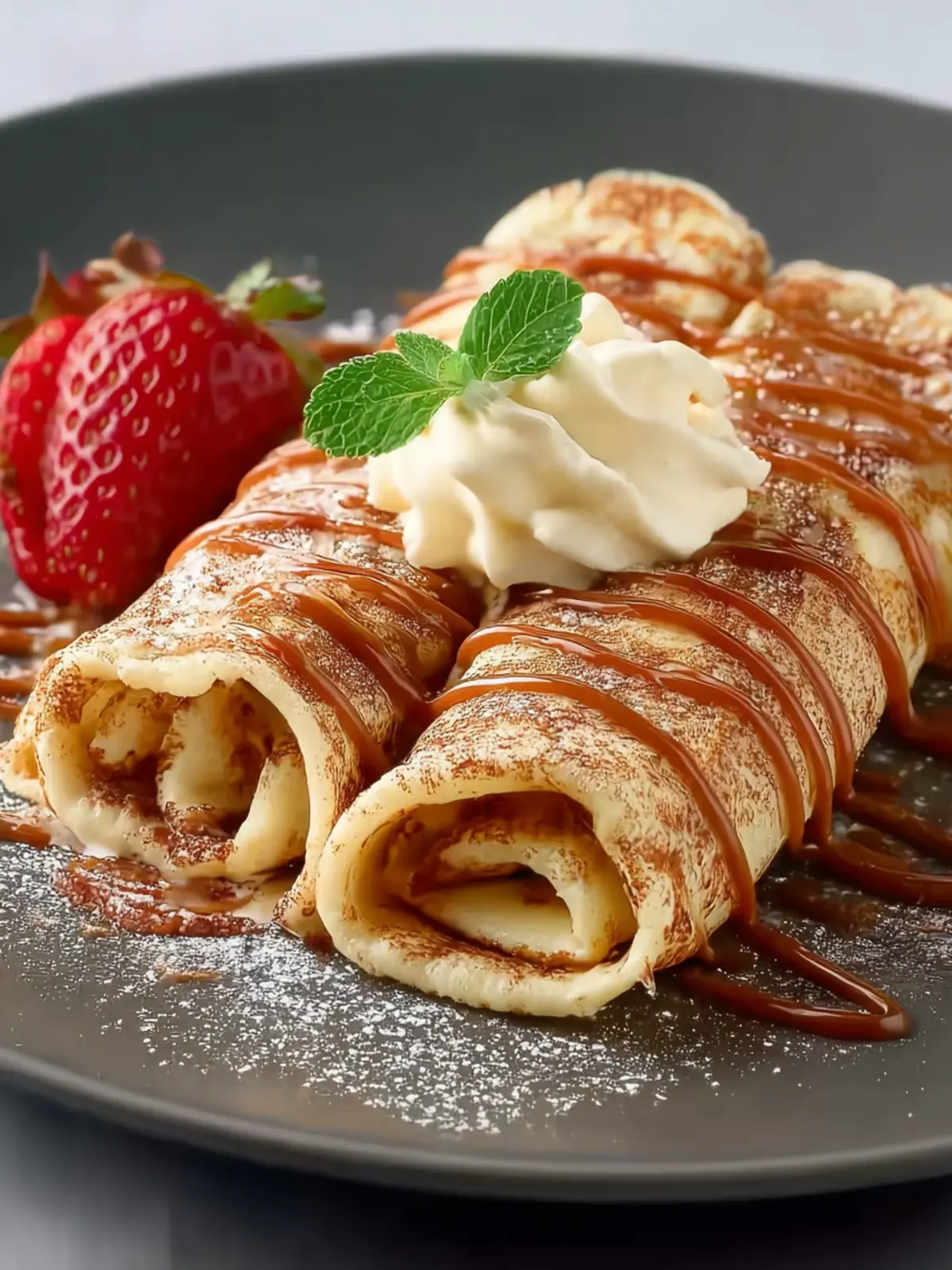 Cinnamon Roll Protein Crepes First Image