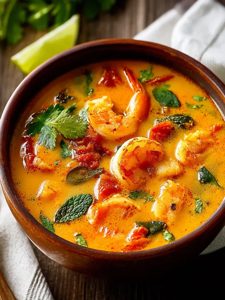 Cozy Coconut Curry Shrimp Soup: A Flavorful Delight First Image