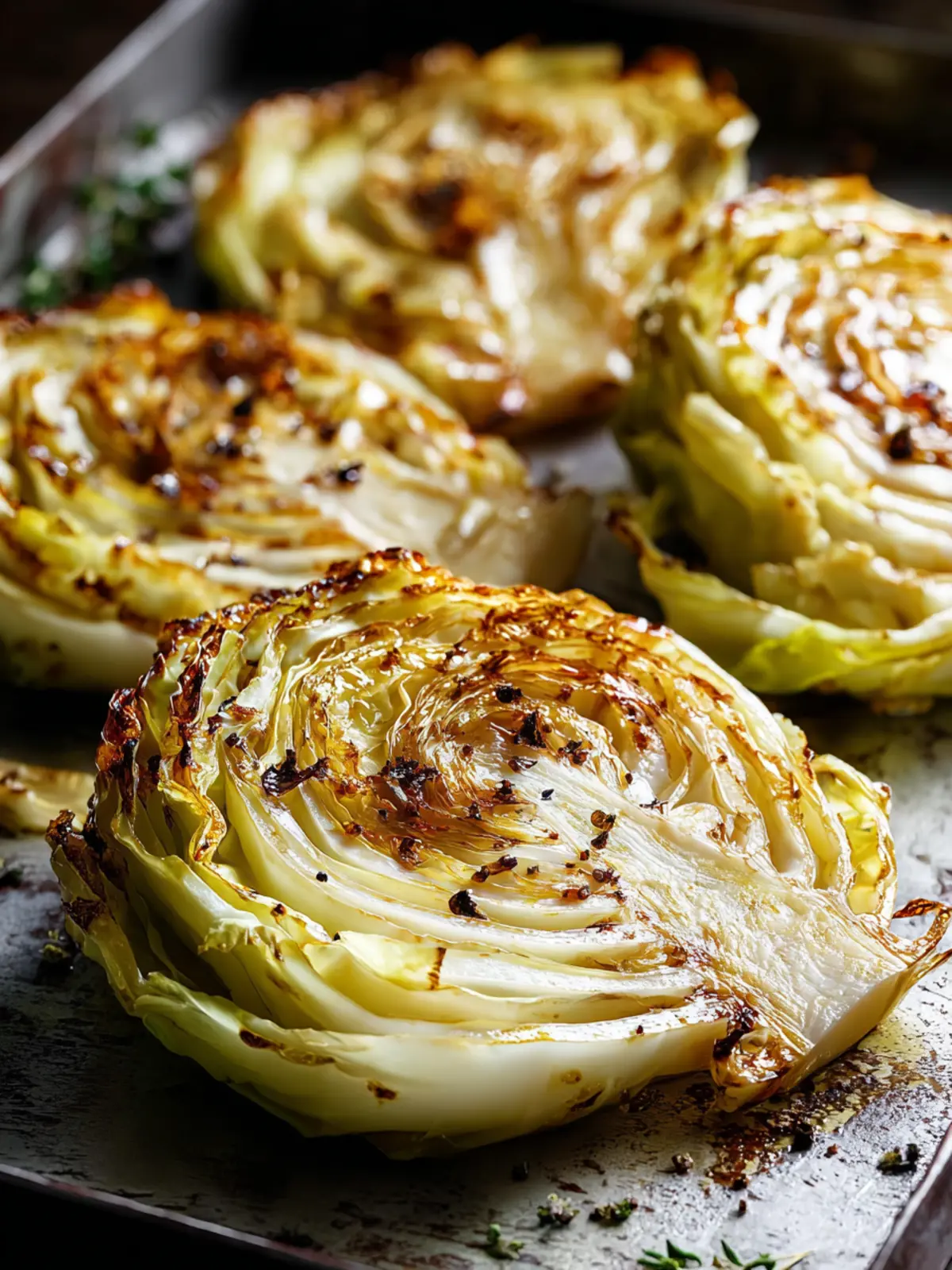 Irresistible Garlic Roasted Cabbage Recipe to Try Now First Image