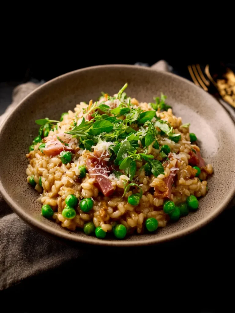 Ham and Pea Risotto First Image