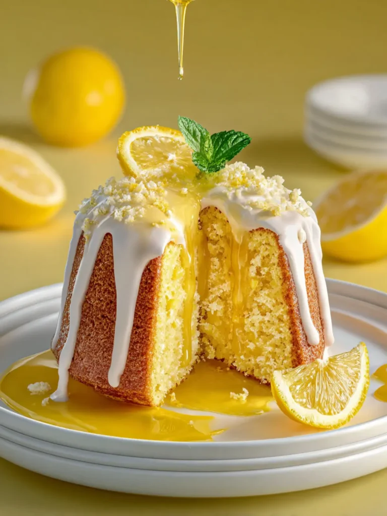 Irresistible Limoncello Cake Recipe for Zesty Delight First Image