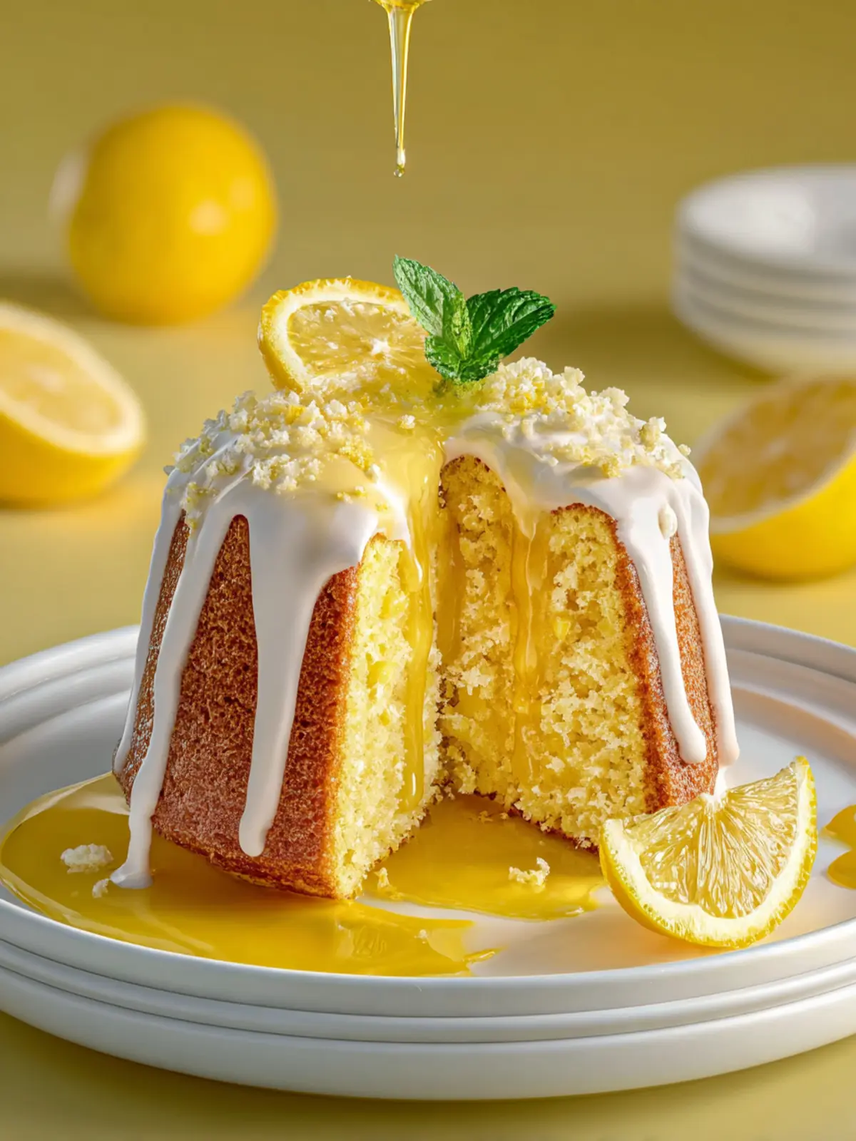 Irresistible Limoncello Cake Recipe for Zesty Delight First Image