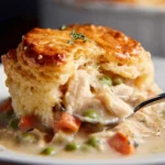 Easy Chicken Pot Pie Cobbler First Image