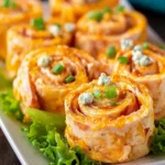 Easy Buffalo Chicken Pinwheels First Image