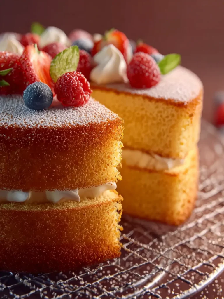 Genoise Sponge Cake First Image