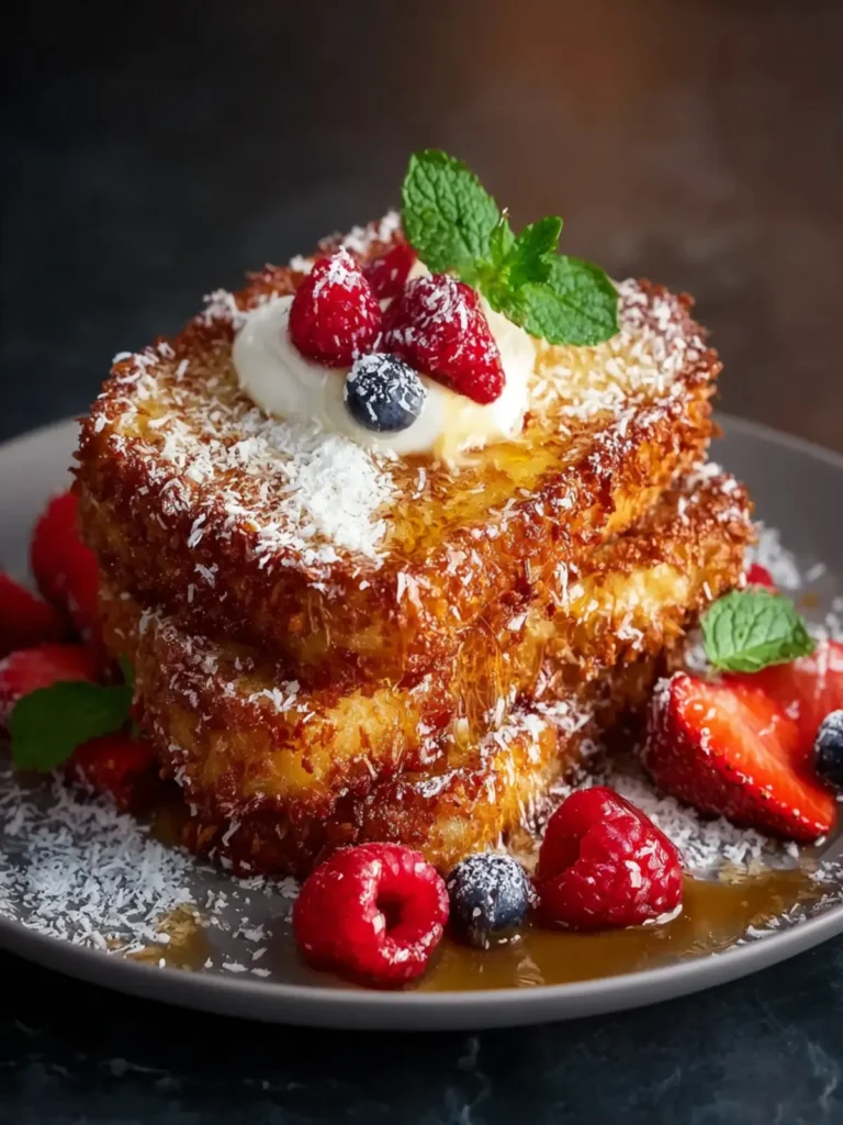 Coconut Crusted French Toast First Image