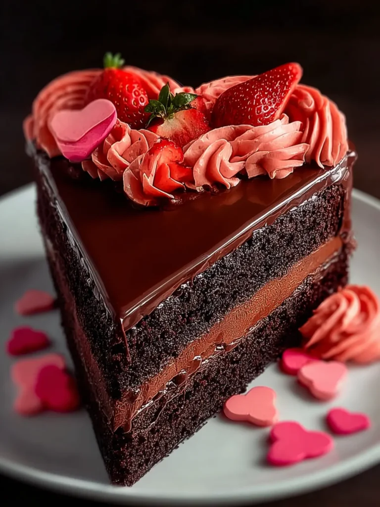 Indulge in the Best Valentine Chocolate Cake Recipe First Image