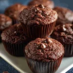 Irresistibly Healthy Chocolate Mini Muffins First Image