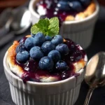Delightful Baked Blueberry Cottage Cheese Bowls Recipe First Image