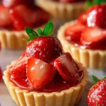 Irresistible Mini Strawberry Custard Tartlets Recipe First Image