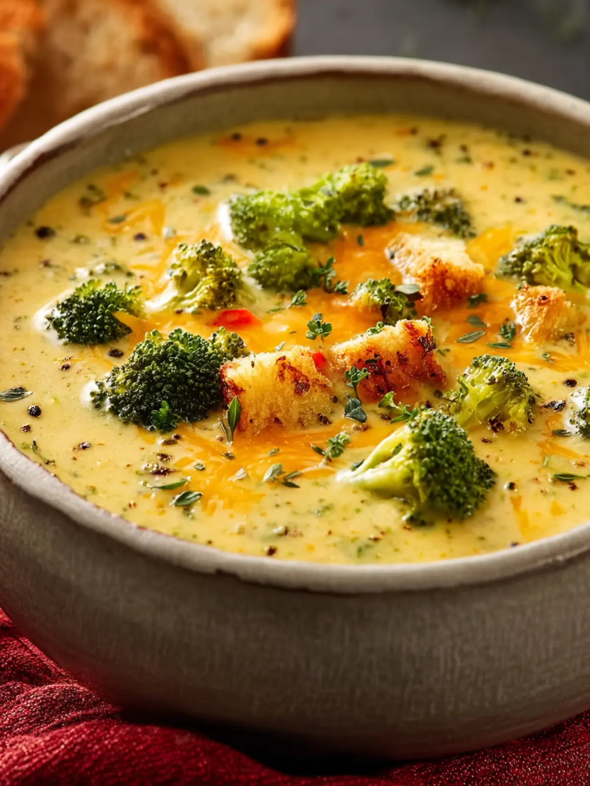 Comforting Broccoli Cheddar Soup to Warm Your Soul First Image