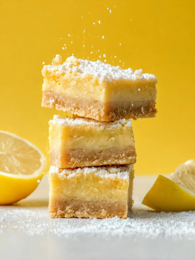 Healthy Lemon Bars First Image