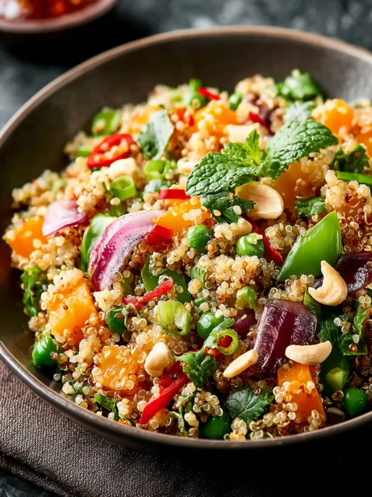 Vibrant Thai Quinoa Salad: A Flavorful Bowl of Joy First Image