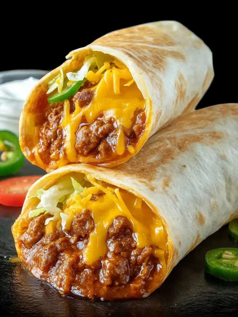 Copycat Taco Bell Chili Cheese Burrito First Image