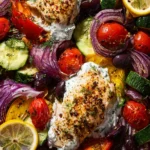Sheet Pan Tzatziki Chicken First Image