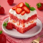 Strawberry Poke Cake First Image