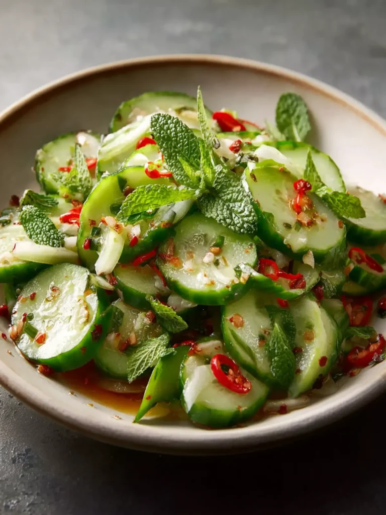 Spicy Cucumber Salad First Image