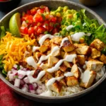 Chicken Burrito Bowl with Copycat Chipotle Chicken First Image