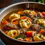 Autumn Tortellini Soup with Sausage Recipe First Image