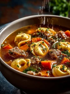Autumn Tortellini Soup with Sausage Recipe First Image